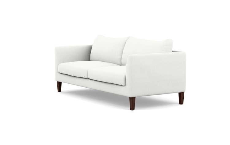Owens Sofa with Swan Fabric and Oiled Walnut legs - Image 4