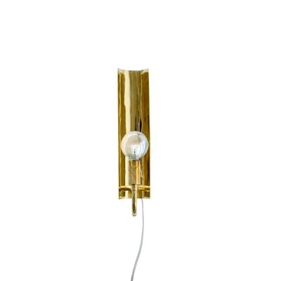 Cadena Brass 1-Light Plug-In Armed Scone - Image 0