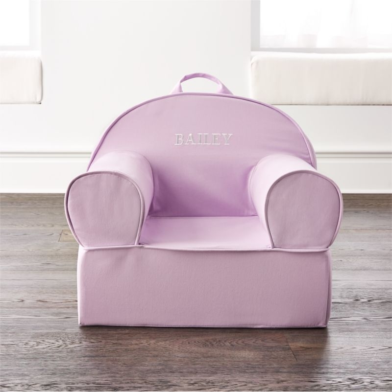 Large Light Purple Kids Lounge Nod Chair - Image 2