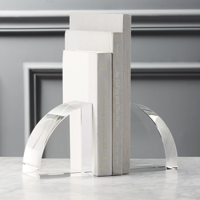 Crystal Glass Bookend - Image 0