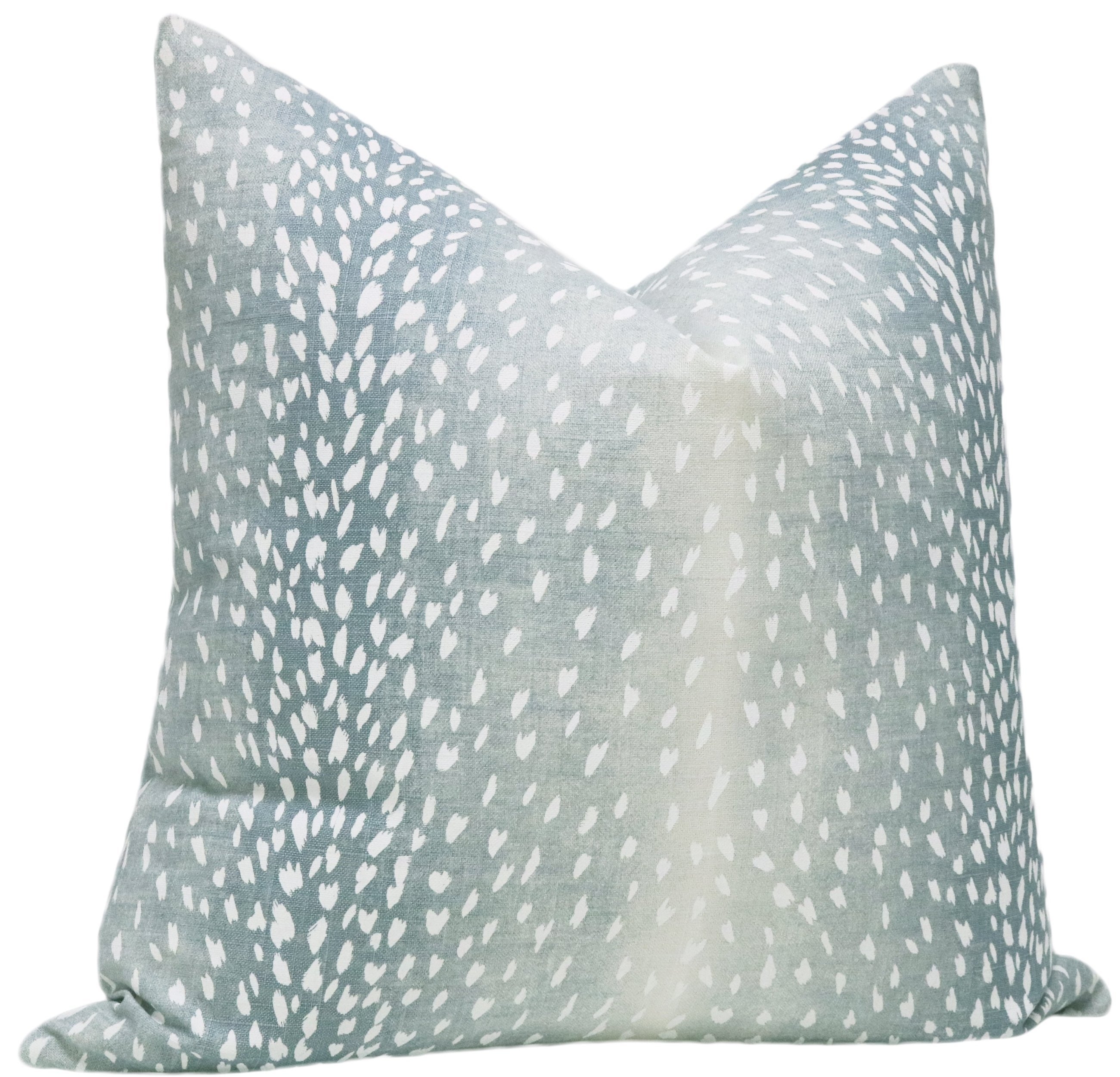 ANTELOPE LINEN PRINT // SPA BLUE - Sample 4" X 4" - Image 1