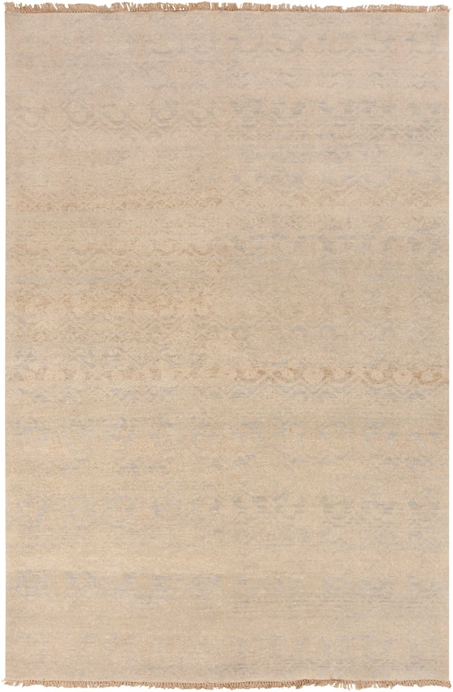 Cheshire Beige Indoor 5'6" x 8'6" Handmade Rug - Image 1