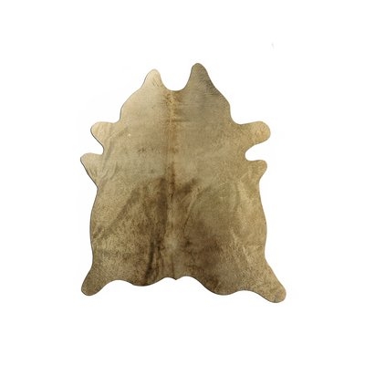 Plainsboro Hand-Woven Cowhide Taupe Area Rug  - Image 0