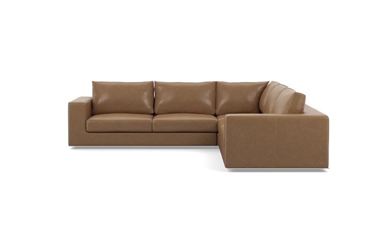 Walters Leather Corner Sectionals with Palomino - Image 0