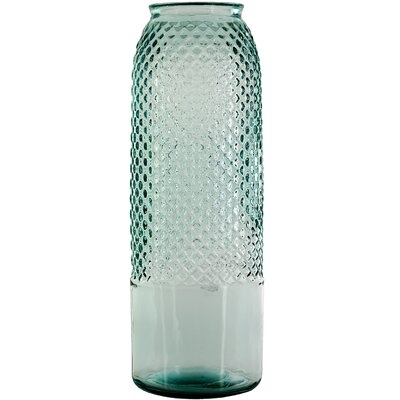 Galewood Diamond Recycled Glass Floor Vase - Image 0