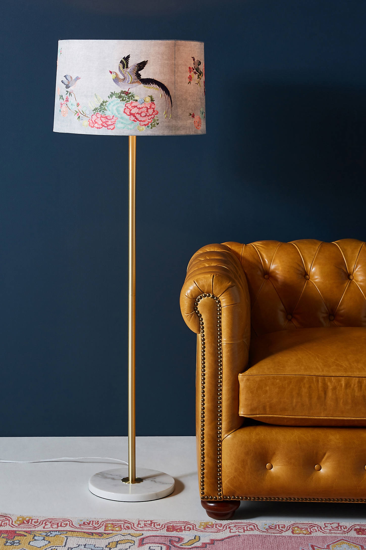 Bella Floor Lamp Base By Anthropologie in Brown Size L - Image 0