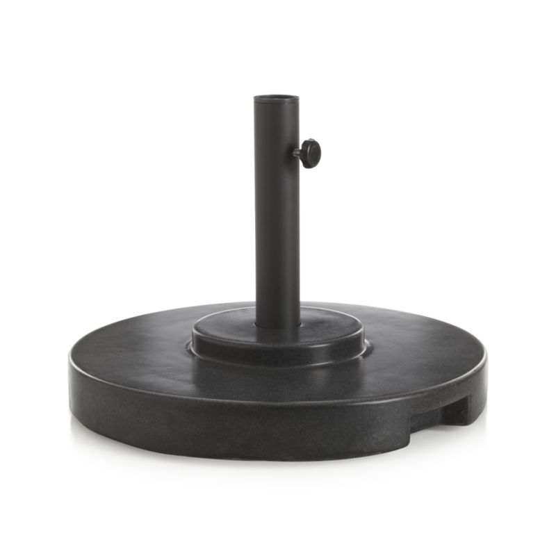 Small Charcoal Outdoor Patio Umbrella Stand - Image 1