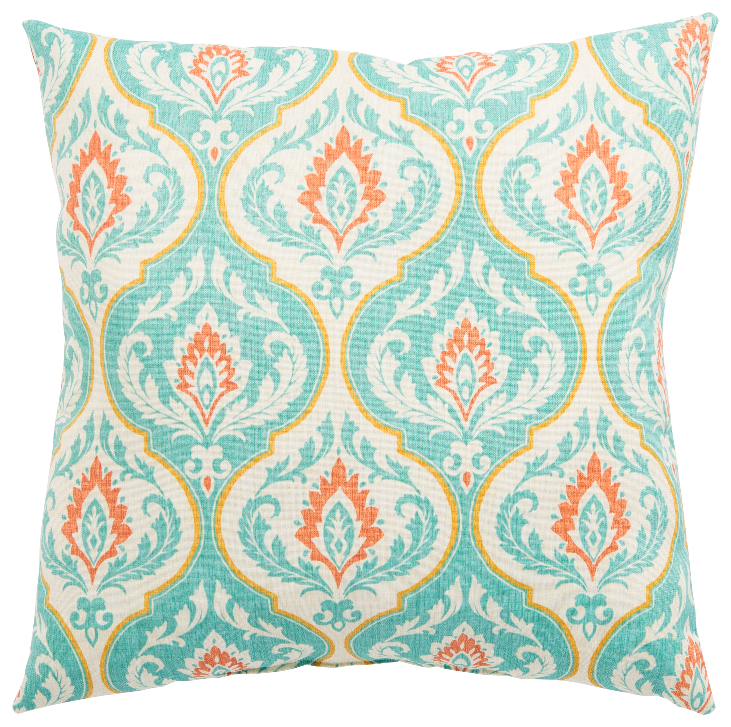 Design (US) Turquoise 20"X20" Pillow - Image 0