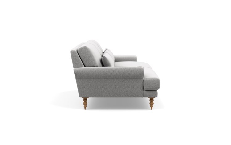 Maxwell Sofa with Grey Ash Fabric and Natural Oak legs - Image 2