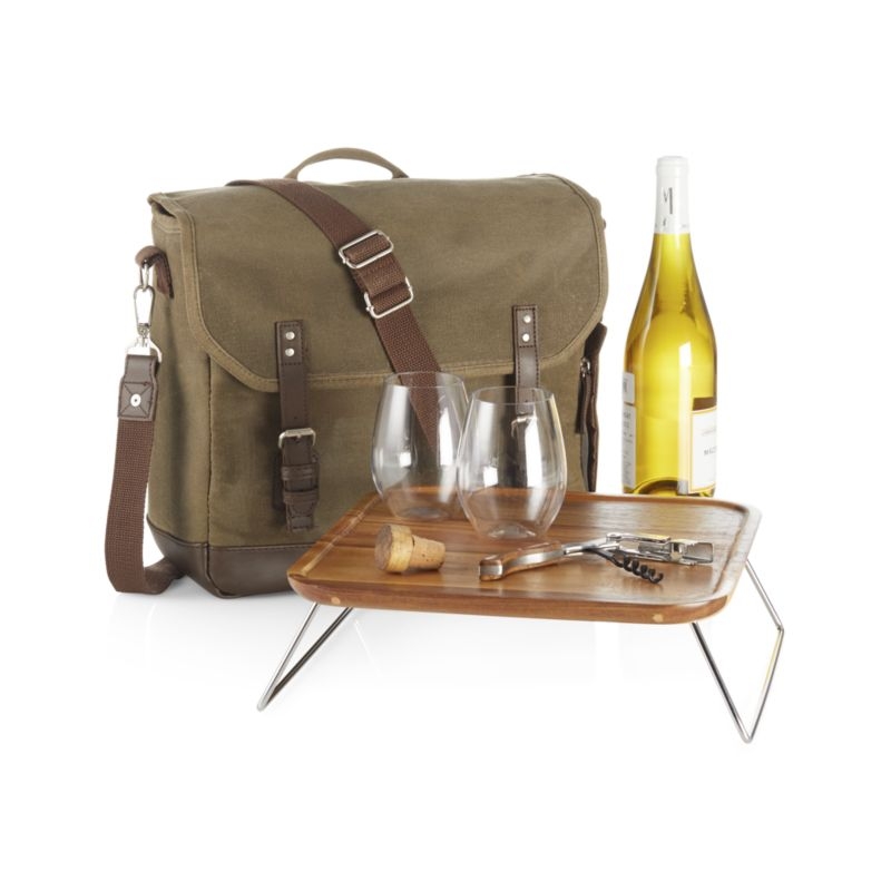 Outfitted Wine Tote - Image 1