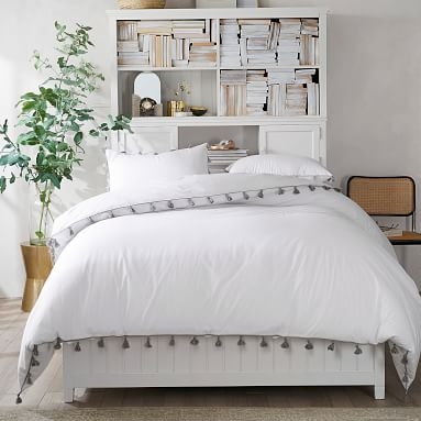 Beadboard Storage Bed, Queen, Simply White - Image 2