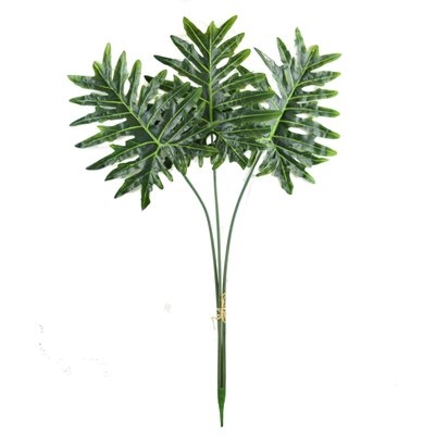 3 Pieces Split Leaves Palm Plant Set - Image 0