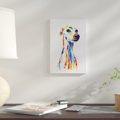 'Whippet Good' Graphic Art Print on Canvas - Image 0