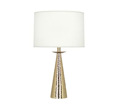 Danielle Small Tapered Table Lamp, Brass - Image 0