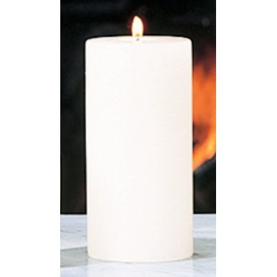Unscented Ivory Pillar Candle - Image 0