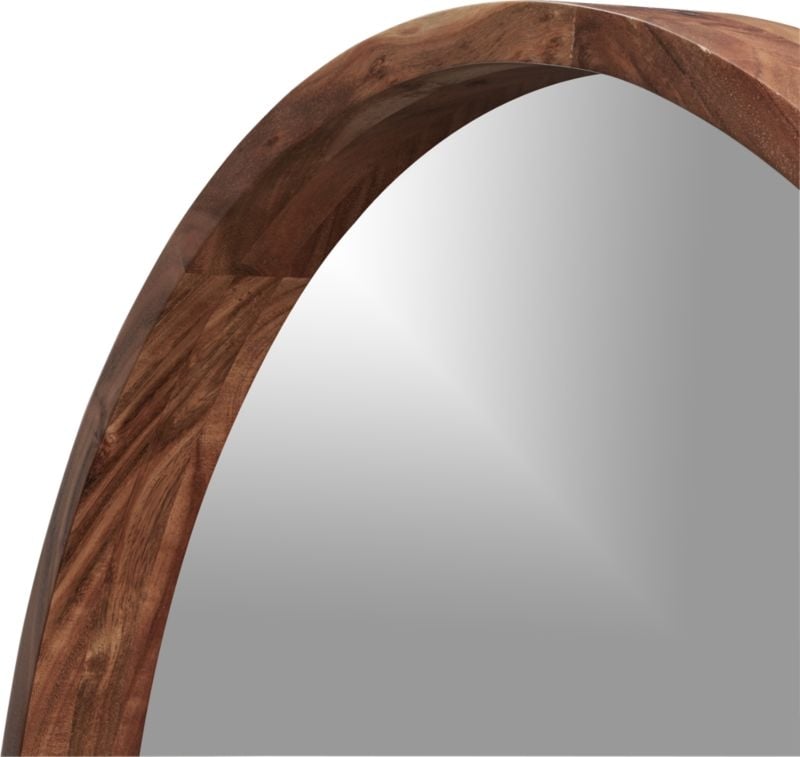 acacia wood 40" mirror - Image 7