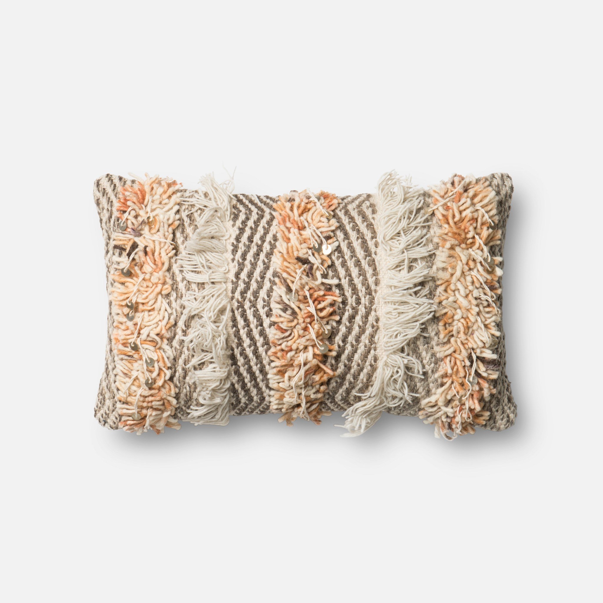 PILLOWS - RUST / IVORY - 13" X 21" Cover Only - Image 0