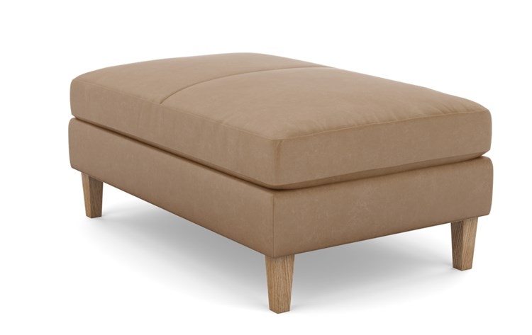 Sloan Leather Ottoman - Image 4
