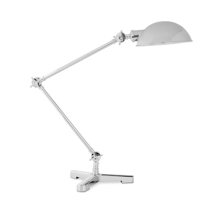 Sullivan Task Table Lamp, Polished Nickel - Image 0