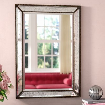 Marsha Traditional Rectangle MDF/Mirror Framed Accent Mirror - Image 0