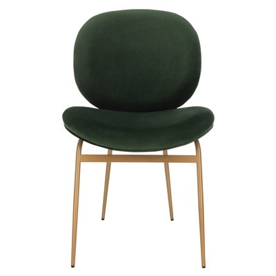 Vilonia Upholstered Dining Chair- Malachite Green- Set of 2 - Image 0