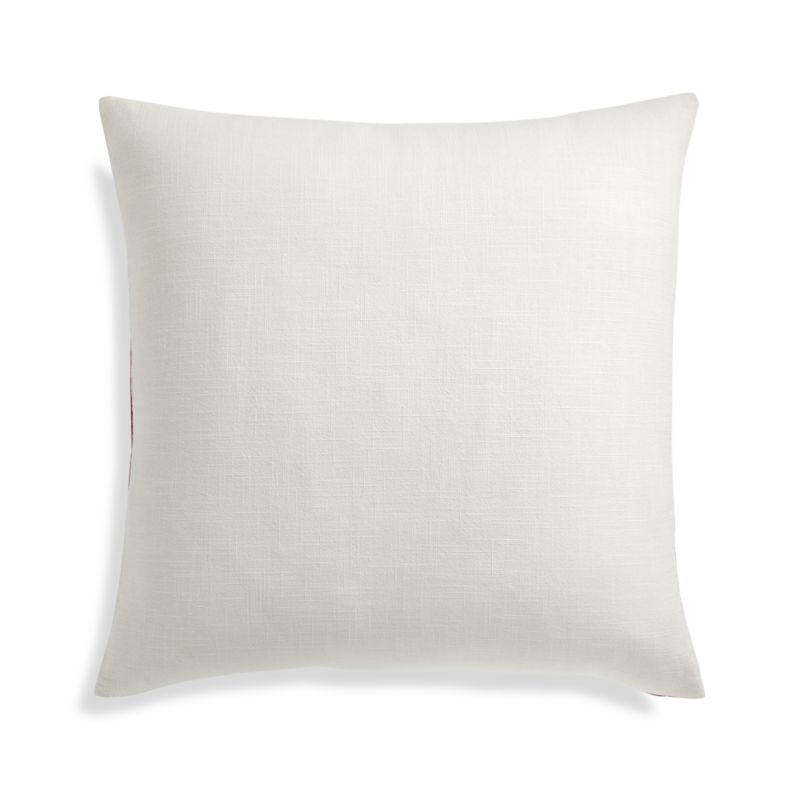 Marlo Berry Velvet Pillow with Down-Alternative Insert 23" - Image 3
