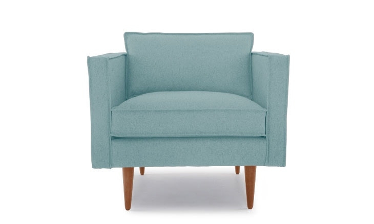 Blue Serena Mid Century Modern Chair - Impact Mist - Medium - Image 1