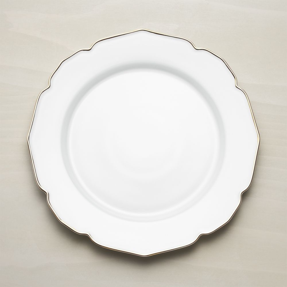 Savannah Charger Plate with Gold Rim - Image 0