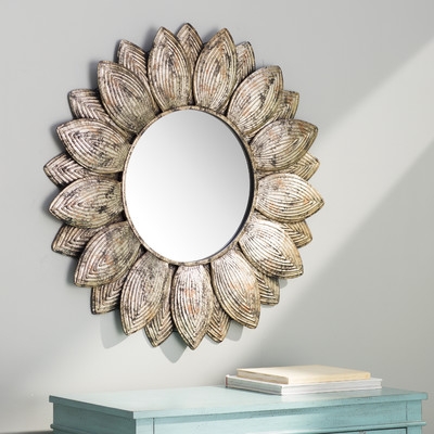 Seema Eclectic Beveled Wall Mirror - Image 1