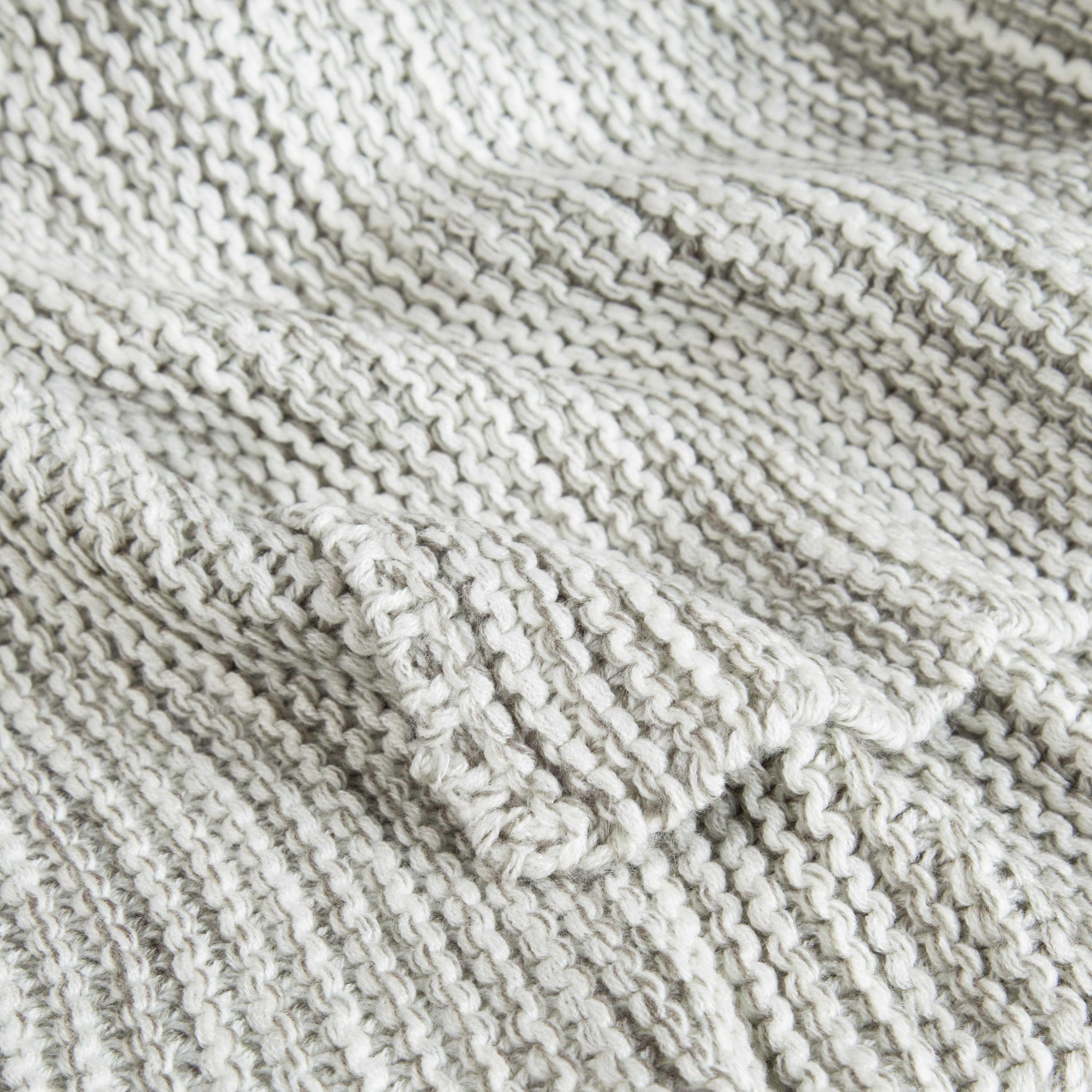 Dryden Gray/ White Solid Throw (50X60) - Image 1