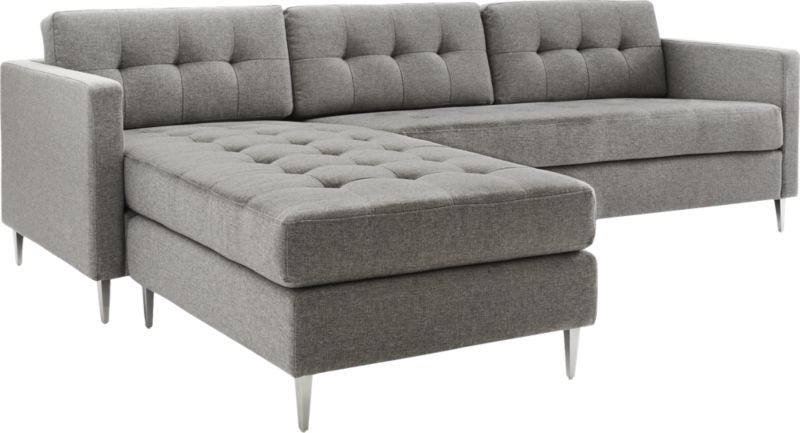 ditto II grey sectional sofa - Image 2