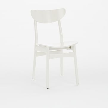 Classic Cafe Dining Chair, White Lacquer, Individual - Image 0