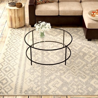 St. Ann Highlands Beige/Silver Area Rug - Image 0