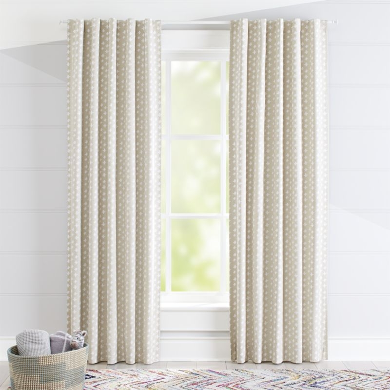 Freehand 84" Beige Blackout Curtain - Image 4
