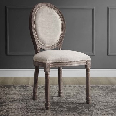 Vicente French Upholstered Dining Chair - Image 1