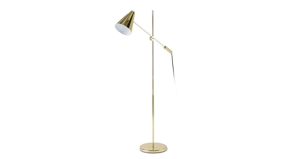 Beam Single Brass Floor Lamp - Image 0