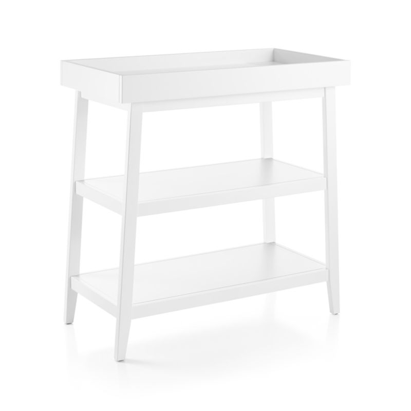 Ever Simple White Changing Table - Image 1