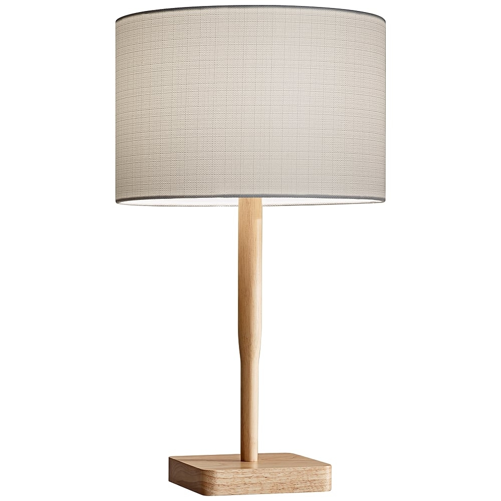 Ellis Natural Rubberwood Table Lamp - Style # 12R95 - Image 0