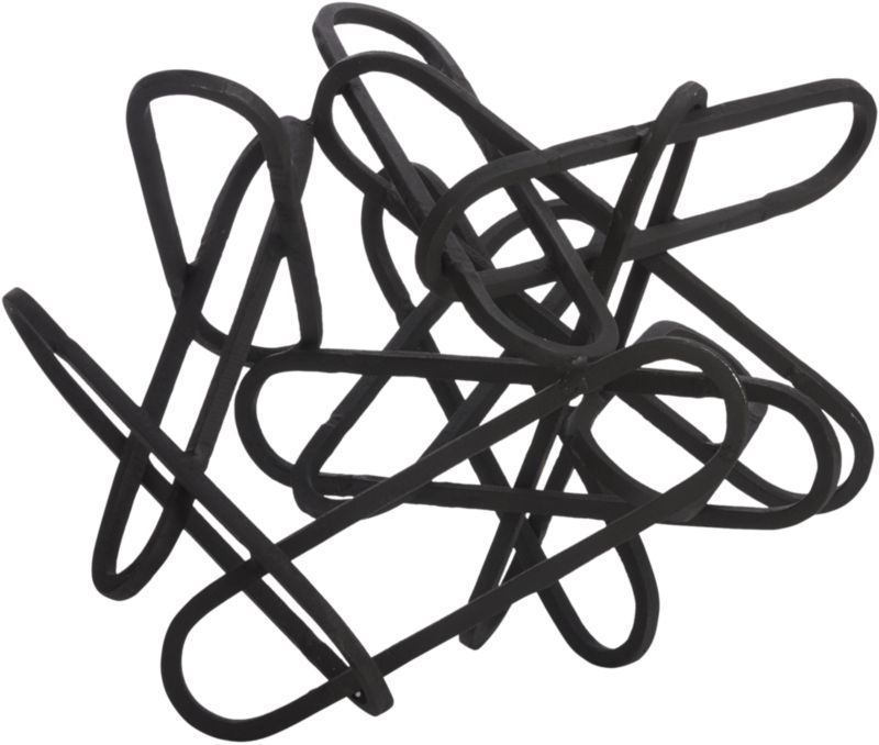 Links Black Sculpture - Image 4