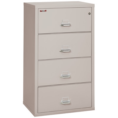 Fireproof 4-Drawer Vertical File Cabinet - Image 0