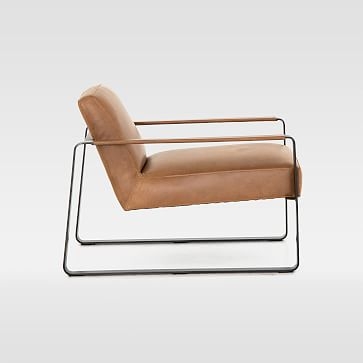 Adrian Leather Chair, Palomino - Image 2