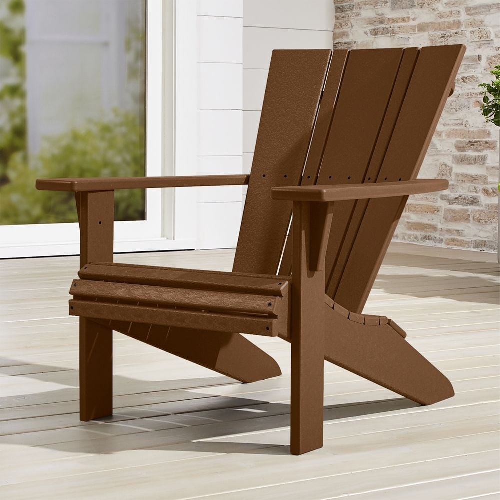 Vista II Teak Outdoor Adirondack Chair by POLYWOOD® - Image 0
