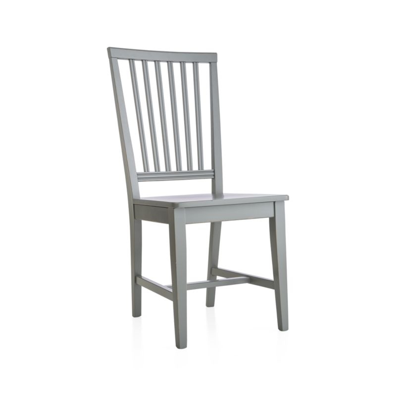 Village Grey Wood Dining Chair - Image 1