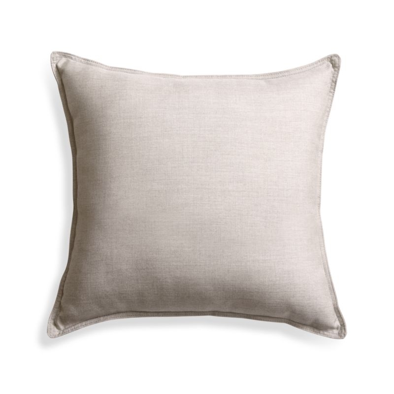 Sunbrella ® Cast Silver 20" Sq. Outdoor Pillow - Image 1