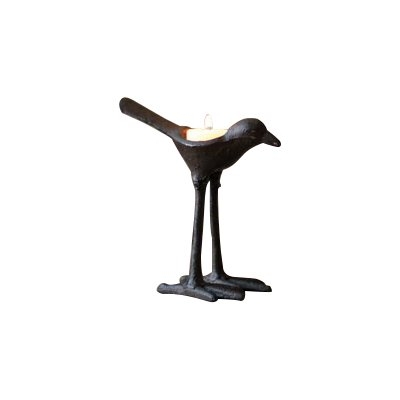 Bird Glass/Iron Tealight Holders - Image 0