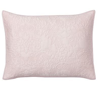 Monique Lhuillier Blossom Embroidered Quilt &amp; Shams Standard Shell - Image 0
