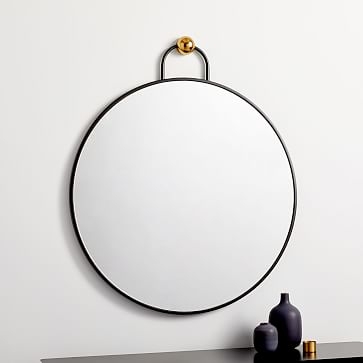 Geometric Hook Wall Mirror, Large - Image 0