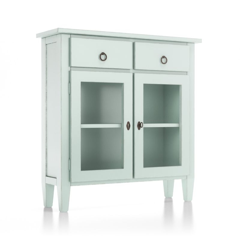 Stretto Blue Grey Entryway Cabinet - Image 1