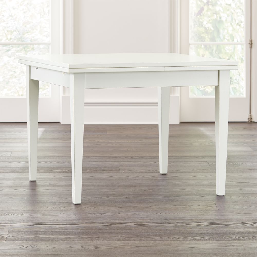 Pratico White Extension Square Dining Table - Image 0