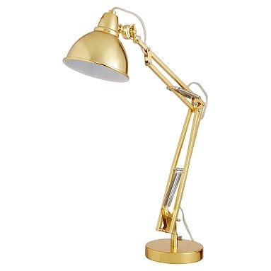 Shine-On Task Lamp, Gold - Image 0